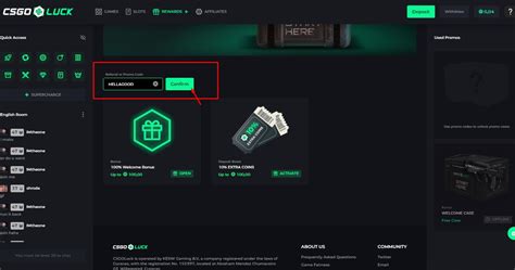 csgoluck codes